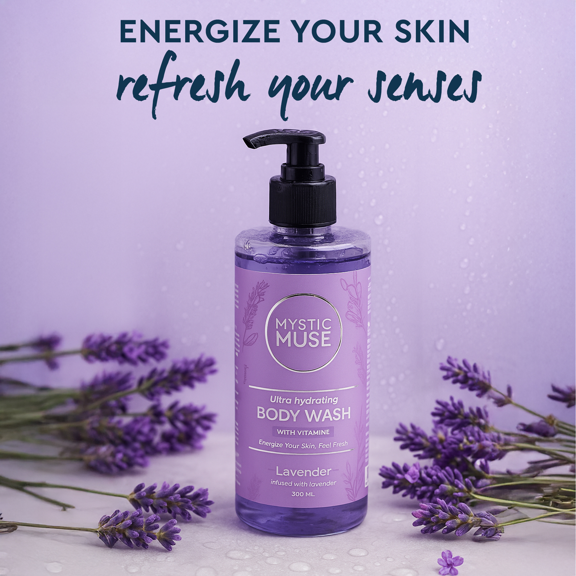 Body Wash Shower Gel Lavender 300ml