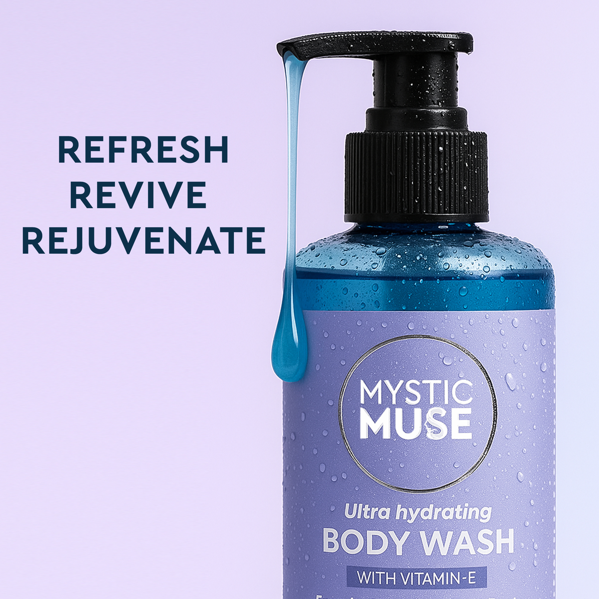 Body Wash Shower Gel Blueberry 300ml - Image 3