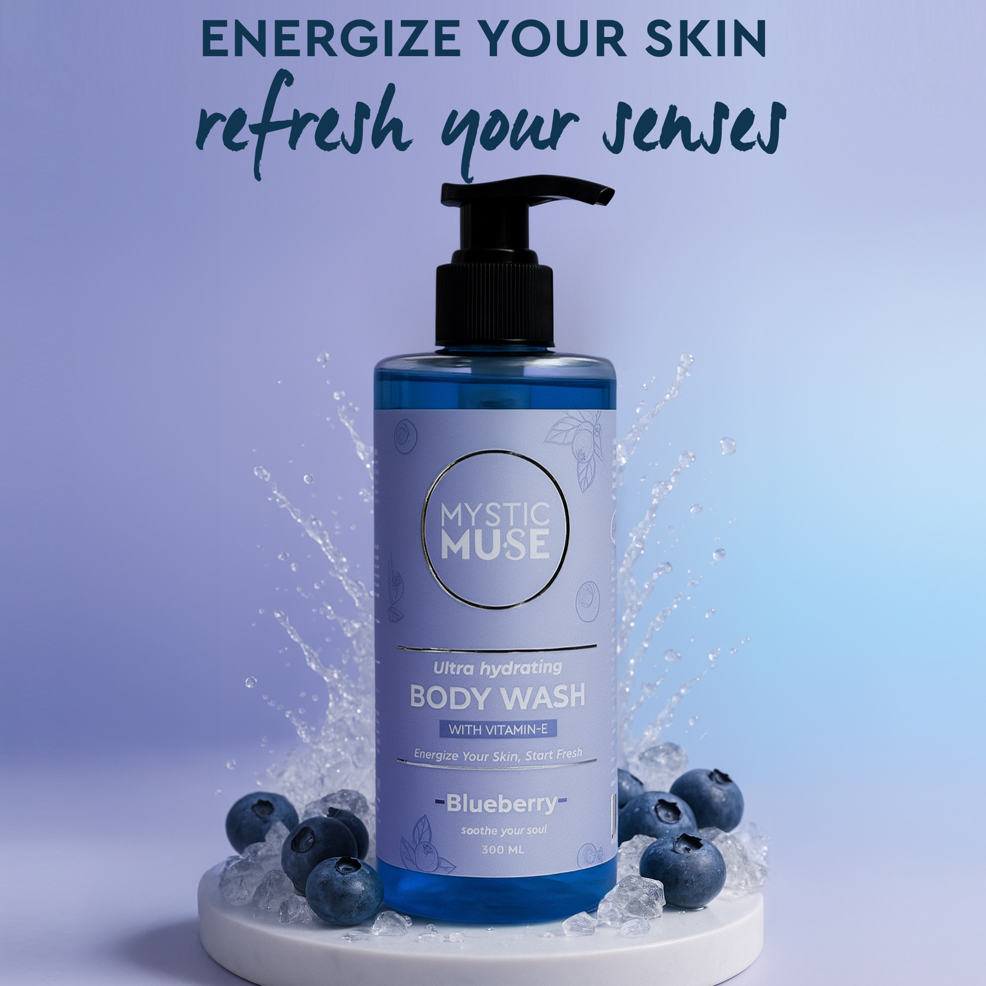 Body Wash Shower Gel Blueberry 300ml